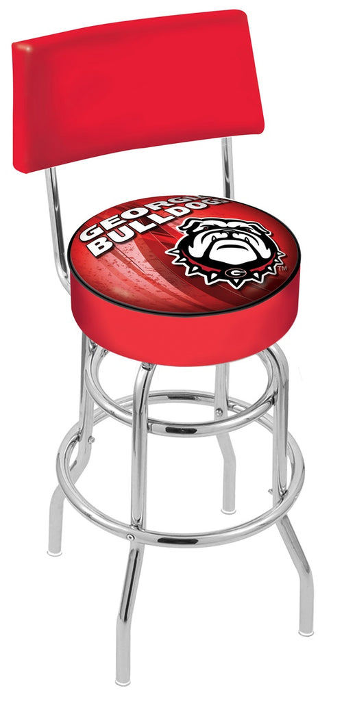 Georgia "bulldog" Bar Stool