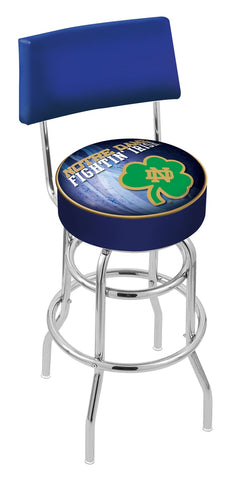 Notre Dame (shamrock) Bar Stool