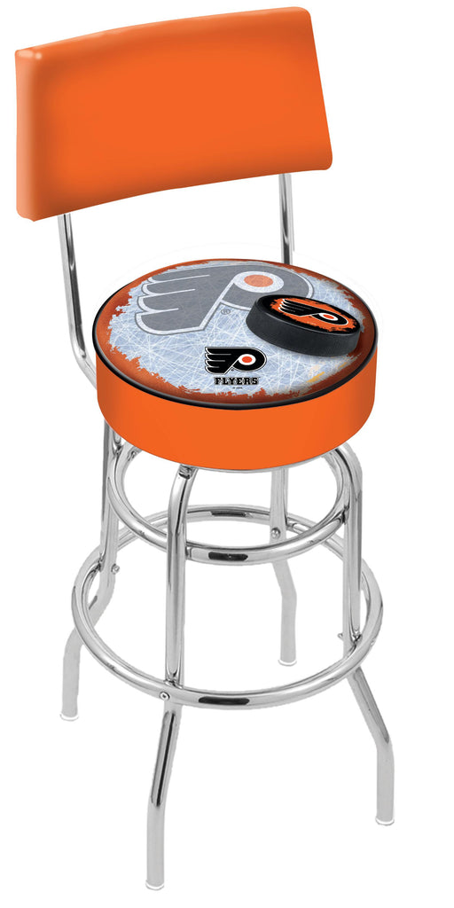 Philadelphia Flyers Bar Stool W-orange Background