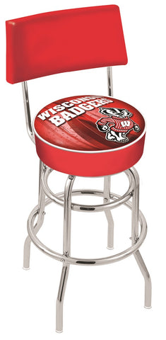Wisconsin "badger" Bar Stool