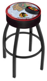 Chicago Blackhawks Bar Stool W-black Background