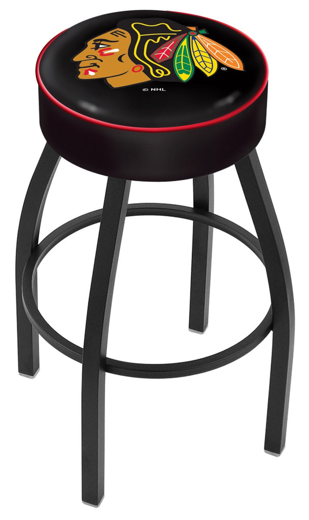 Chicago Blackhawks Bar Stool W-black Background