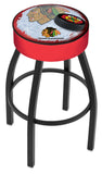 Chicago Blackhawks Bar Stool W-red Background