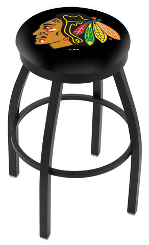 Chicago Blackhawks Bar Stool W-black Background