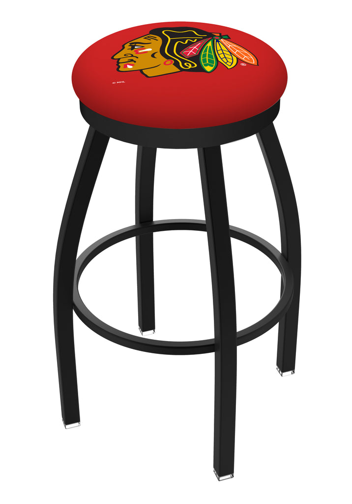 Chicago Blackhawks Bar Stool W-red Background