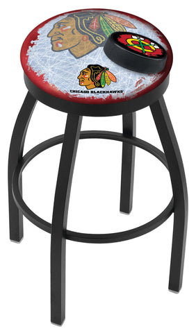 Chicago Blackhawks Bar Stool W-red Background