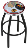 Chicago Blackhawks Bar Stool W-red Background