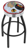 Chicago Blackhawks Bar Stool W-red Background