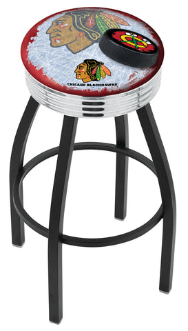 Chicago Blackhawks Bar Stool W-red Background