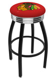 Chicago Blackhawks Bar Stool W-red Background