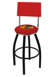 Chicago Blackhawks Bar Stool W-red Background