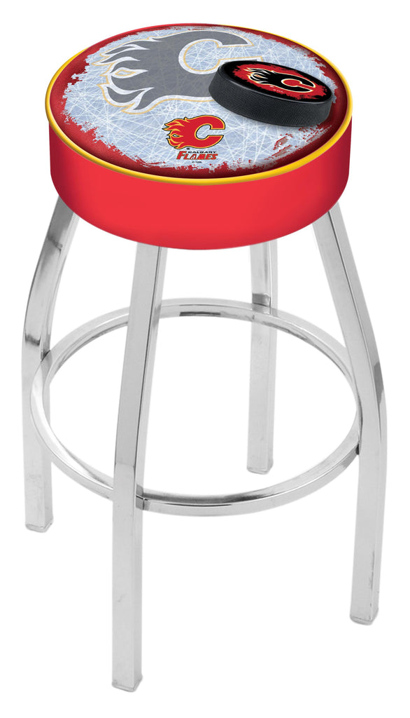 Calgary Flames Bar Stool