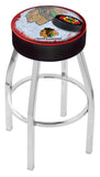 Chicago Blackhawks Bar Stool W-black Background