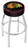 Chicago Blackhawks Bar Stool W-black Background