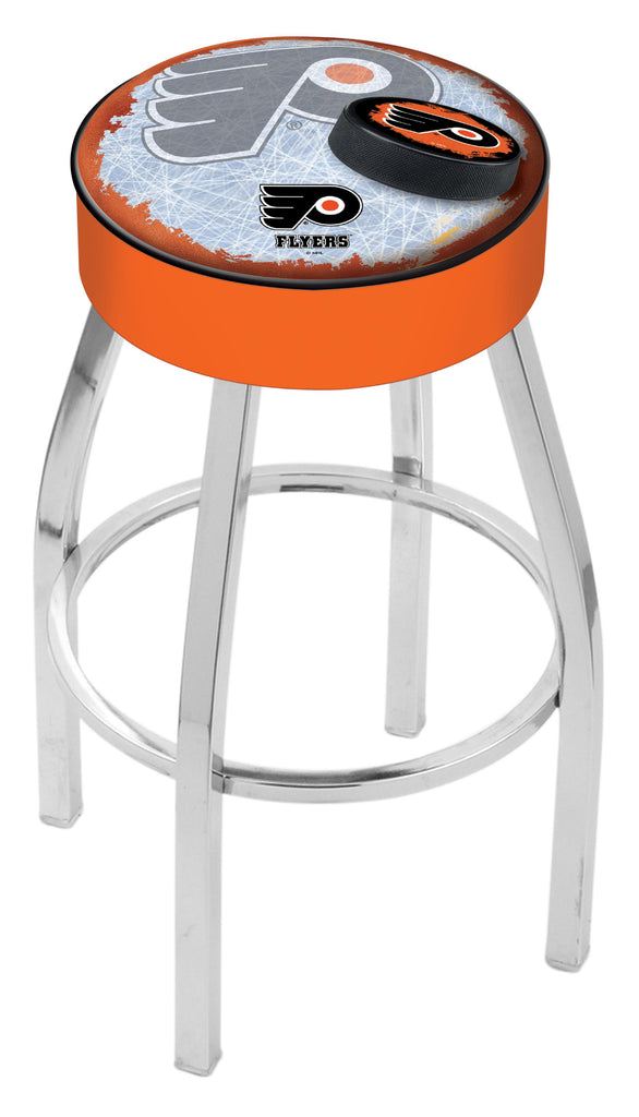 Philadelphia Flyers Bar Stool W-orange Background