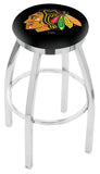 Chicago Blackhawks Bar Stool W-black Background