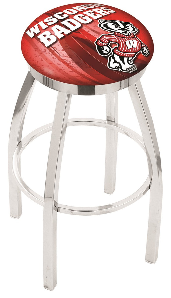 Wisconsin "badger" Bar Stool