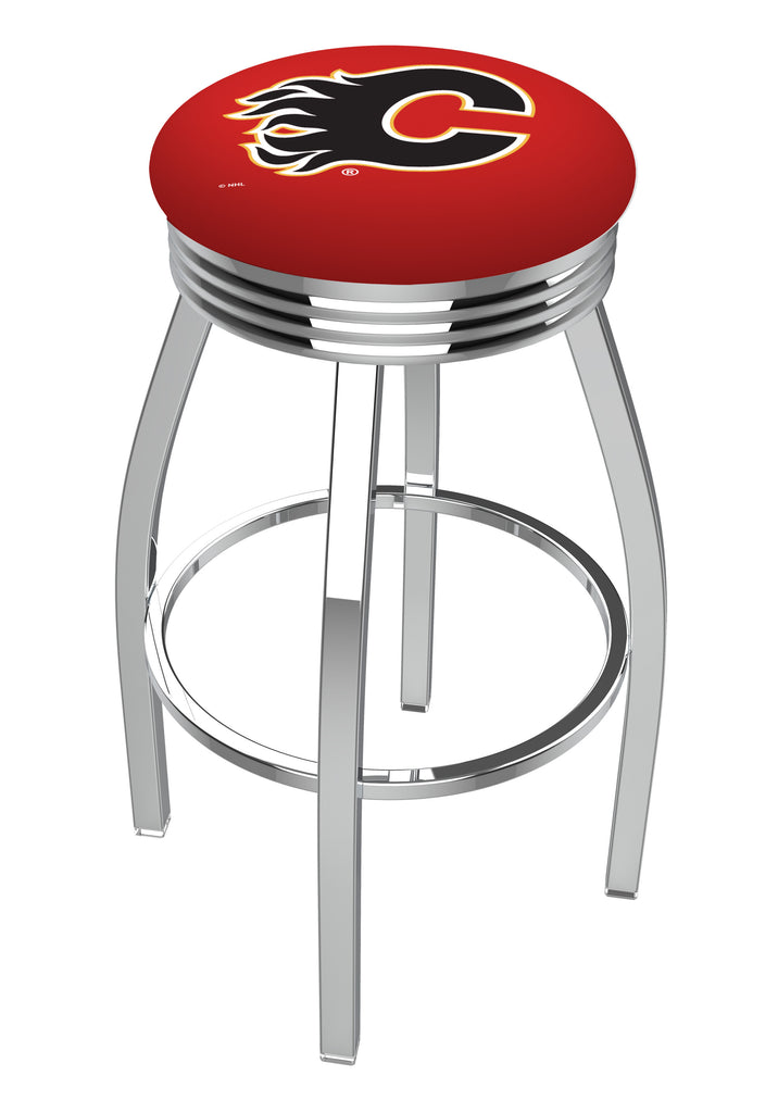 Calgary Flames Bar Stool