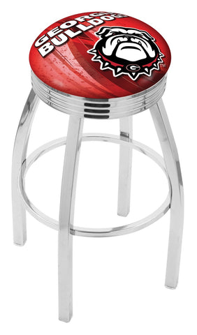 Georgia "bulldog" Bar Stool