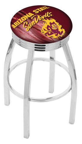 Arizona State Bar Stool With Sparky Logo