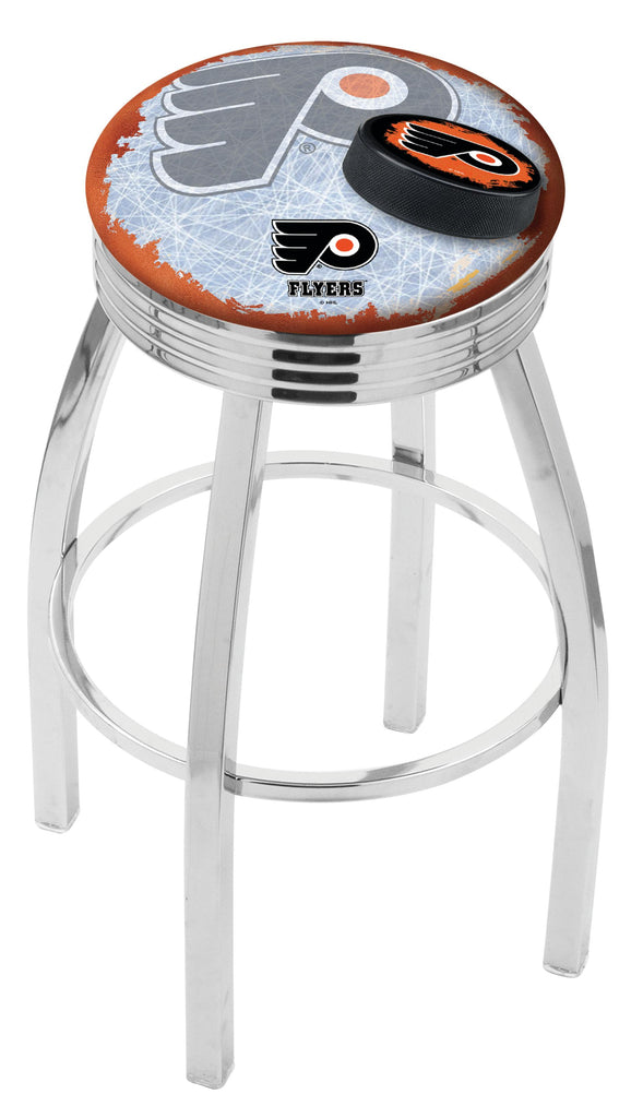 Philadelphia Flyers Bar Stool W-orange Background