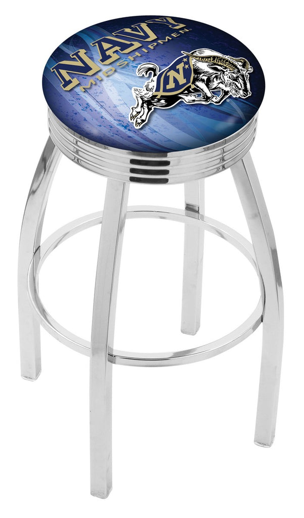 Us Naval Academy (navy) Bar Stool