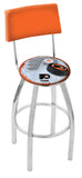 Philadelphia Flyers Bar Stool W-orange Background