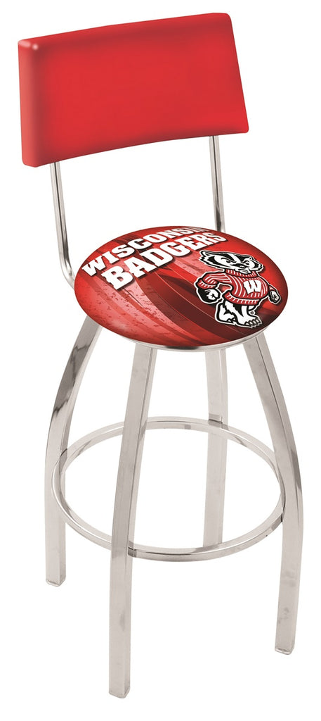 Wisconsin "badger" Bar Stool