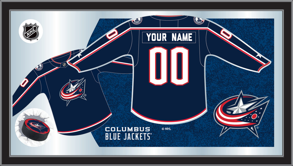 Columbus Blue Jackets Jersey Mirror