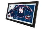 Columbus Blue Jackets Jersey Mirror