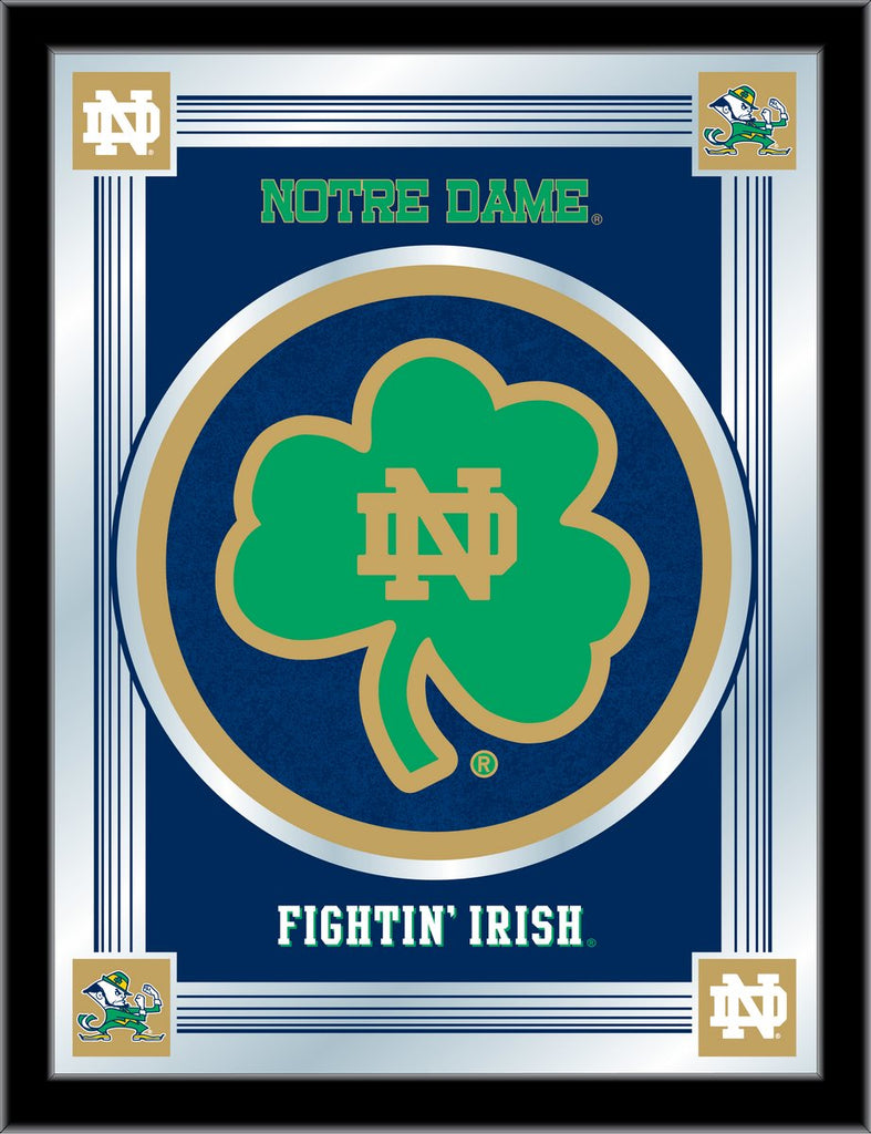 Notre Dame (shamrock) Logo Mirror