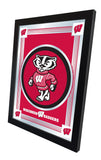 Wisconsin "badger" Logo Mirror