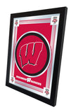 Wisconsin "w" Logo Mirror