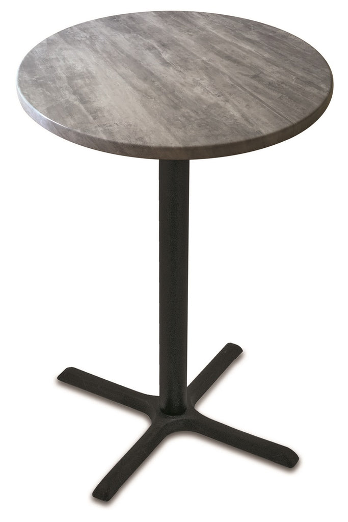 30" Tall Od211 Indoor-outdoor All-season Table With 30" Diameter Greystone Top