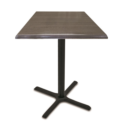 30" Tall Od211 Indoor-outdoor All-season Table With 30" X 30" Square Charcoal Top