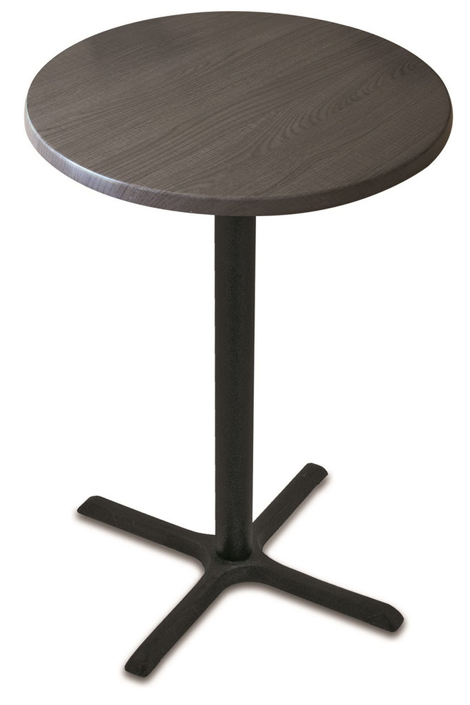 30" Tall Od211 Indoor-outdoor All-season Table With 36" Diameter Charcoal Top