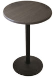 30" Tall Od214 Indoor-outdoor All-season Table With 30" Diameter Charcoal Top