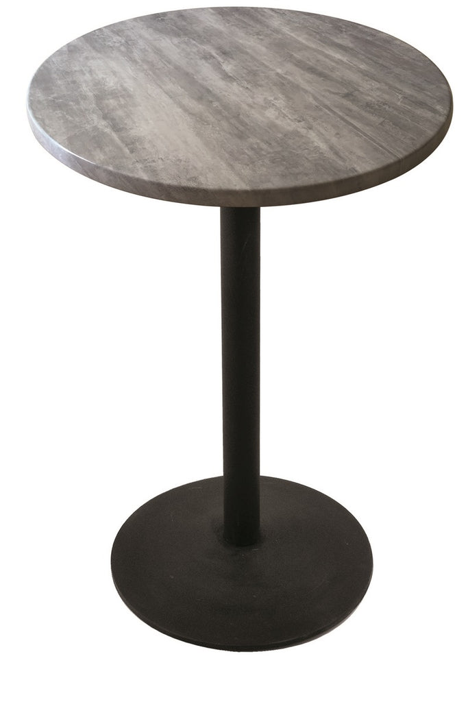 30" Tall Od214 Indoor-outdoor All-season Table With 30" Diameter Greystone Top