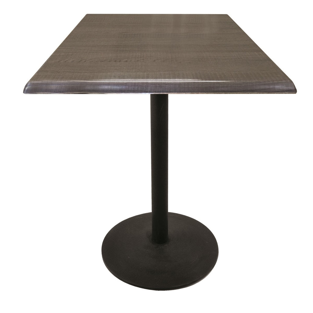 30" Tall Od214 Indoor-outdoor All-season Table With 36" X 36" Square Charcoal Top