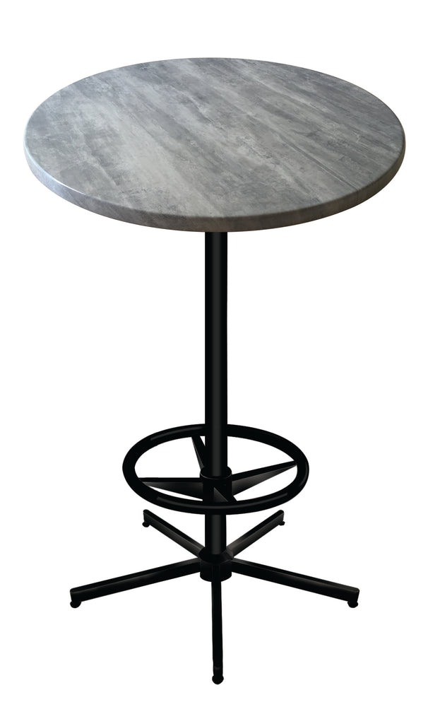 42" Tall Od216 Indoor-outdoor All-season Table With 30" Diameter Greystone Top