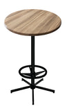 42" Tall Od216 Indoor-outdoor All-season Table With 30" Diameter Natural Top