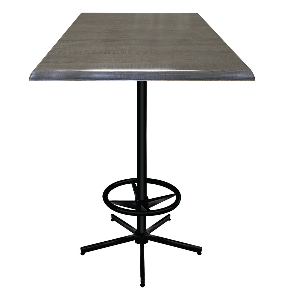 42" Tall Od216 Indoor-outdoor All-season Table With 36" X 36" Square Charcoal Top