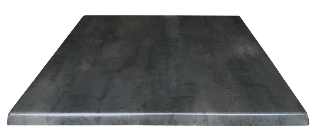 30" X 30" Black Steel, Indoor-outdoor All-season Endurotop Table Top