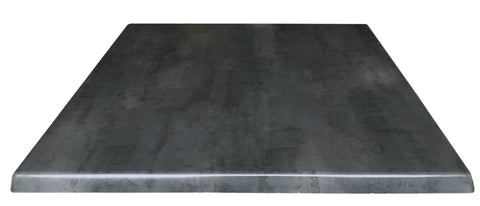 36" X 36" Black Steel, Indoor-outdoor All-season Endurotop Table Top