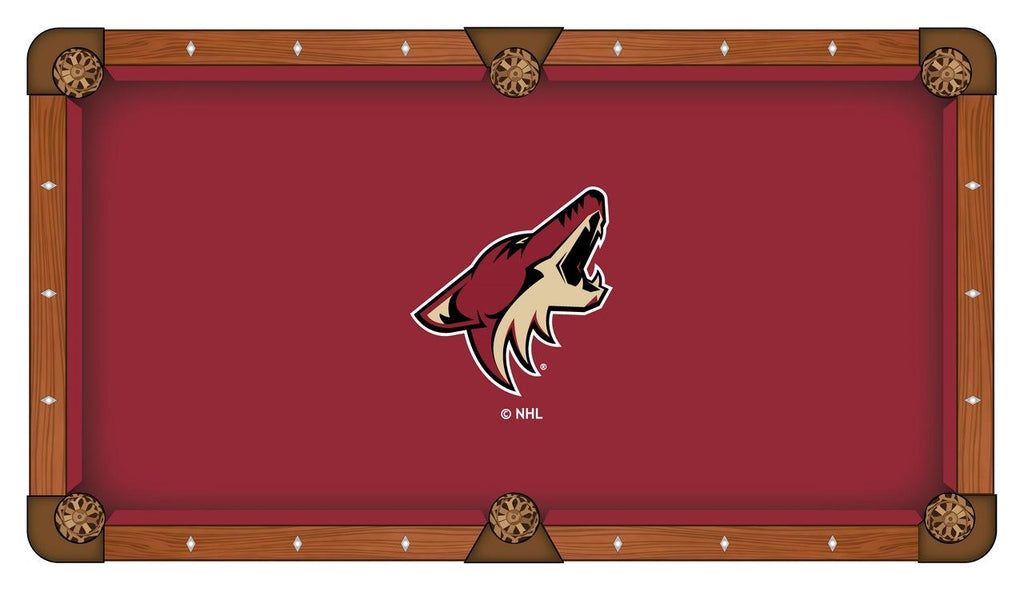 Arizona Coyotes Pool Table Cloth-7'"