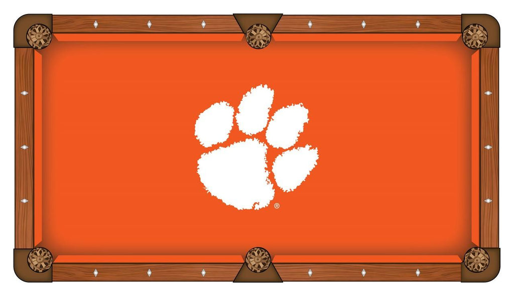 Clemson Pool Table Cloth-7'"