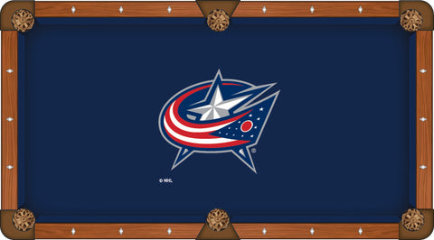 Columbus Blue Jackets Pool Table Cloth-7'"