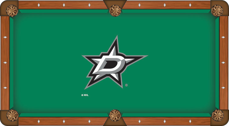 Dallas Stars Pool Table Cloth-7'"