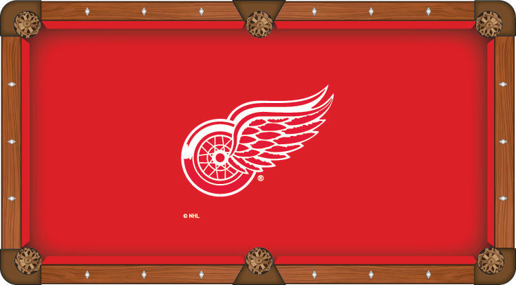 Detroit Red Wings Pool Table Cloth-7'"