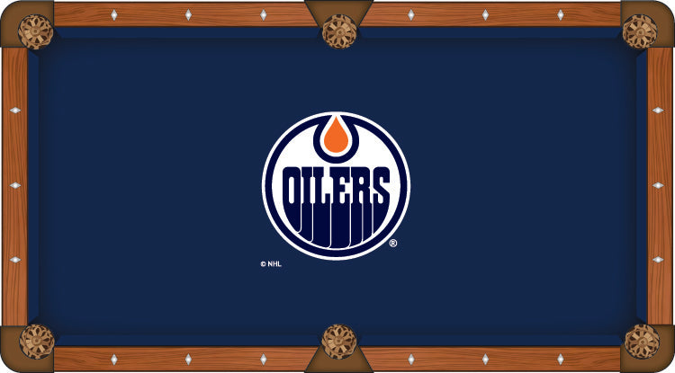 Edmonton Oilers Pool Table Cloth-7'"